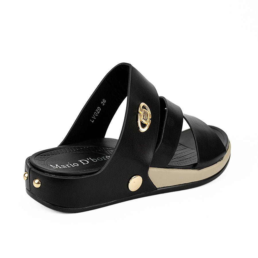 Mario D' Boro Women's Sandals Lv 020 Black/Brown