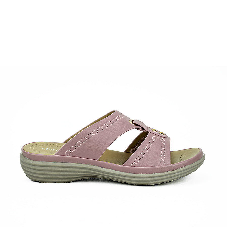 Mario D' Boro Women's Sandals Lv 22022 Off-White/Old Rose