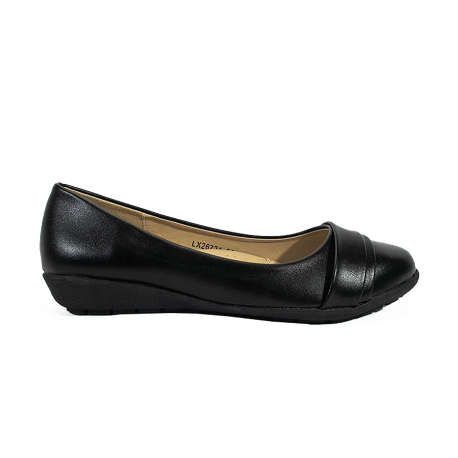 Mario D' Boro Women's SSHS Flats LX 26724 Black C54
