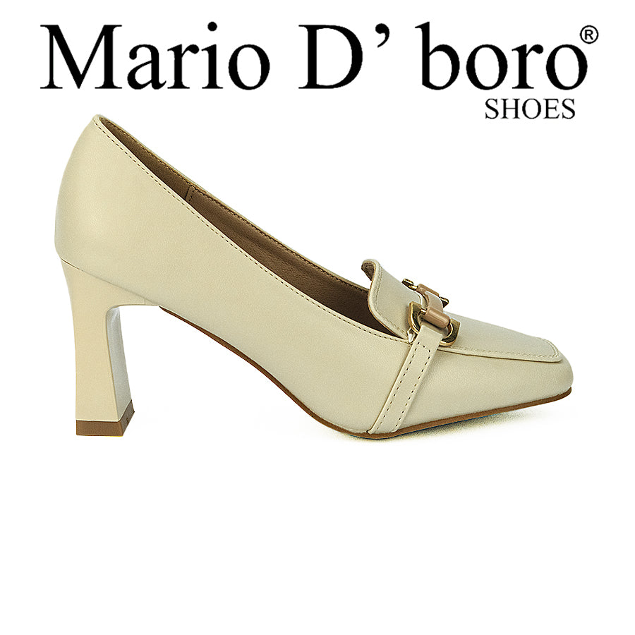 Mario D' Boro Women's Pumps Shoes Lw 24552 Black/Beige C34