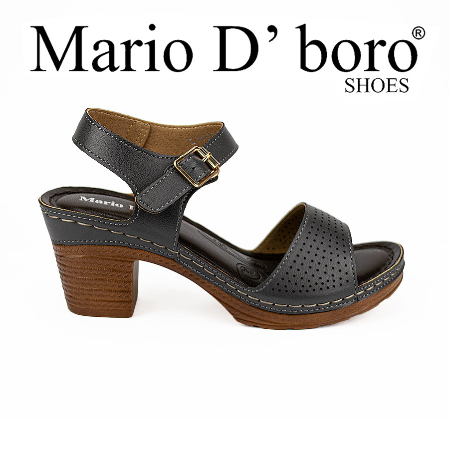 Mario D' Boro Women's Sandals Lv 009 Gray/Old Rose