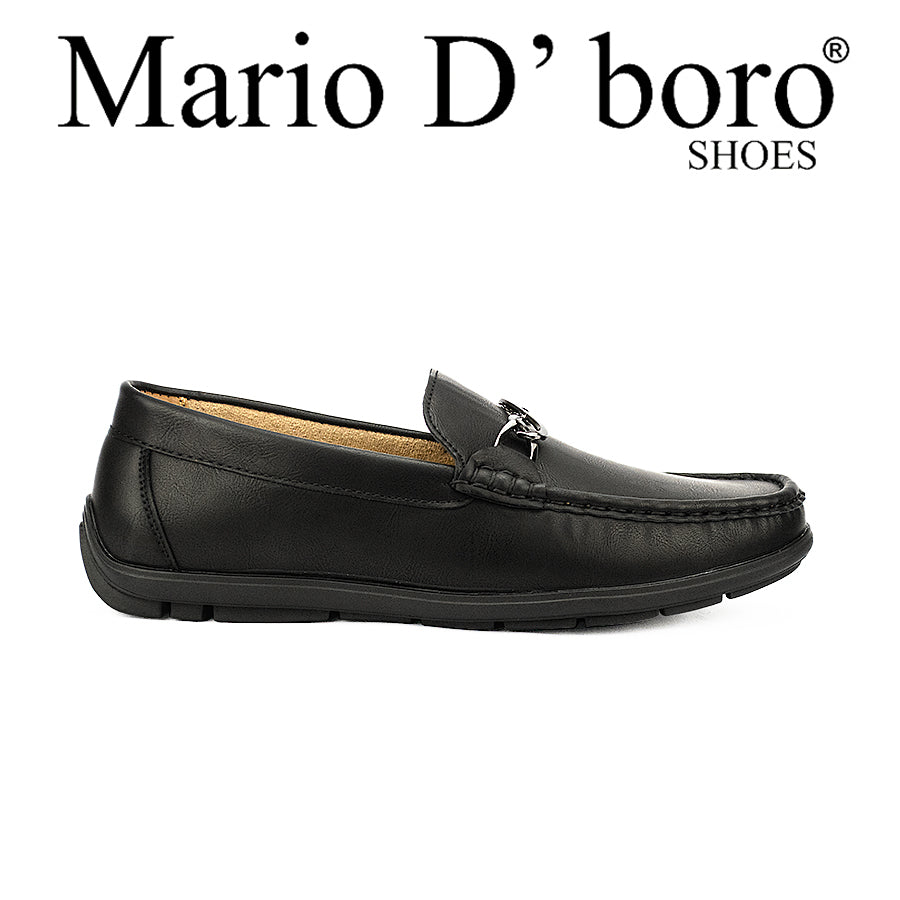 Mario D' Boro Men's Casual Loafers Mw 23564 Black/Navy Blue C42