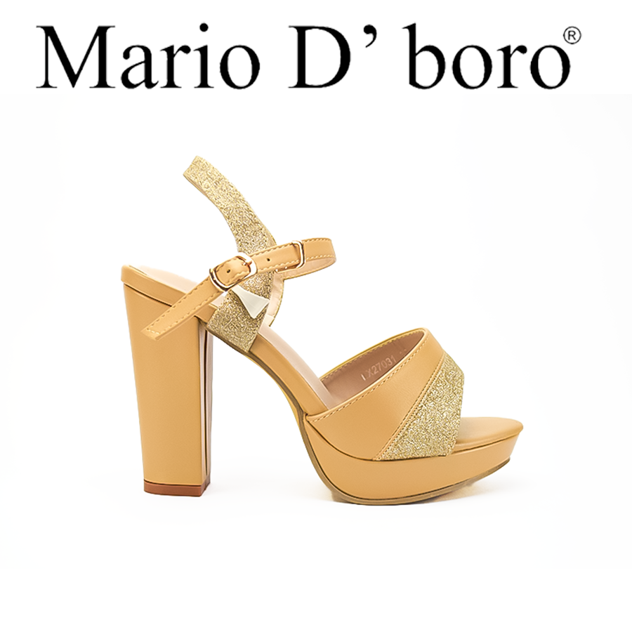 Mario D' Boro Women's Heeled Sandals LX 27031 Beige/Off White C51