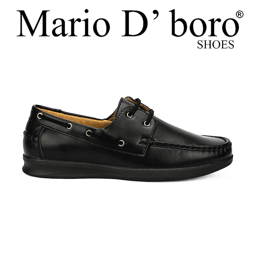 Mario D' Boro Men's Casual Loafers Mw 23692 Black/Dark Brown C42-C45