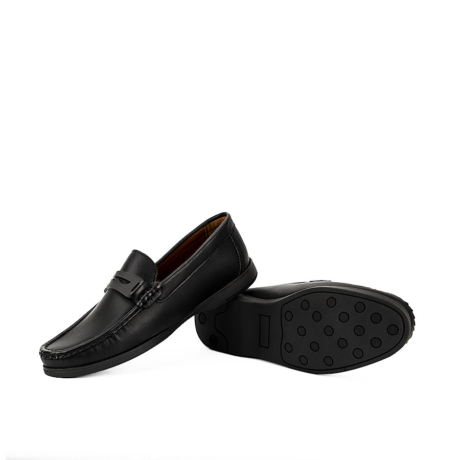 Mario D' Boro Men's Casual Loafers Shoes Mw 22620 Black