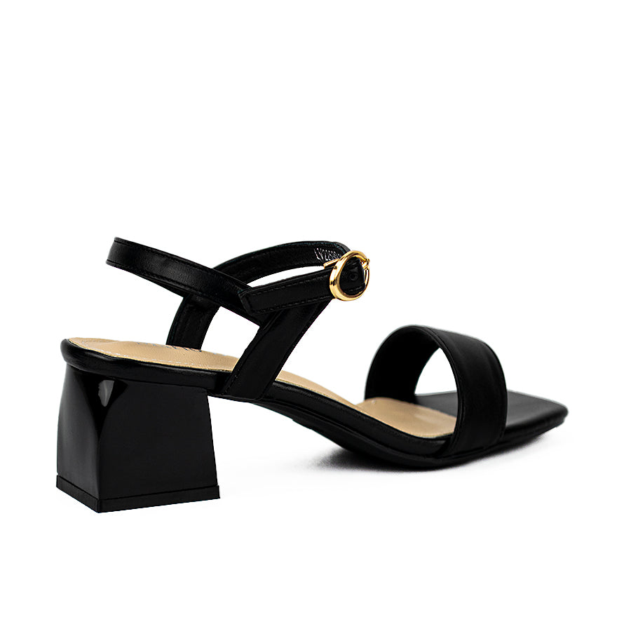 Mario D' Boro Women's Heeled Sandals Lv 22530 Black/Bone/Beige