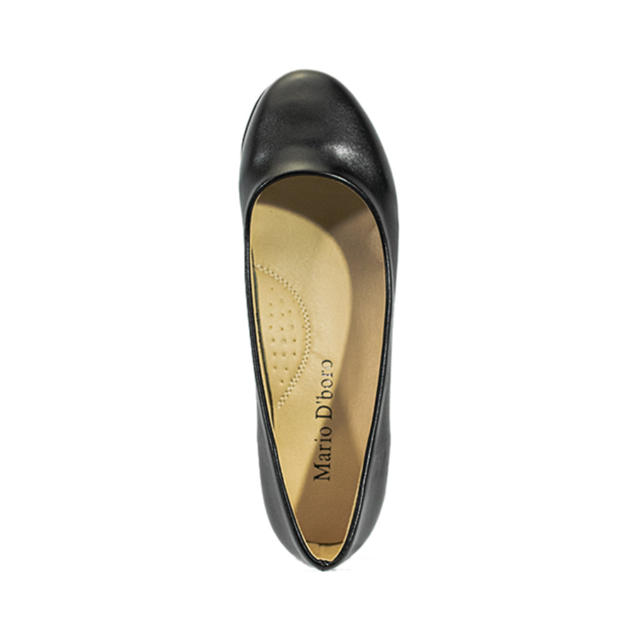 Mario D' Boro Women's SSHS Flats LX 26723 Black C54