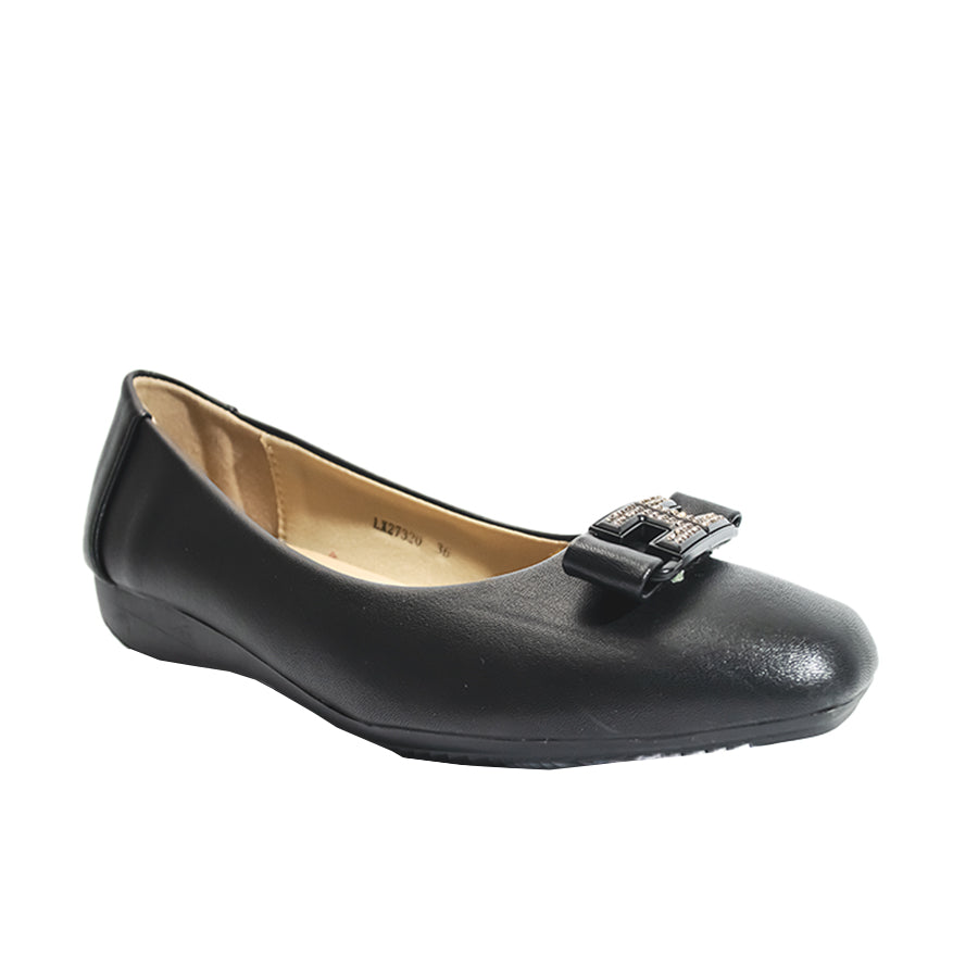 Mario D' Boro Women's SSHS Flats LX 27320 Black C54