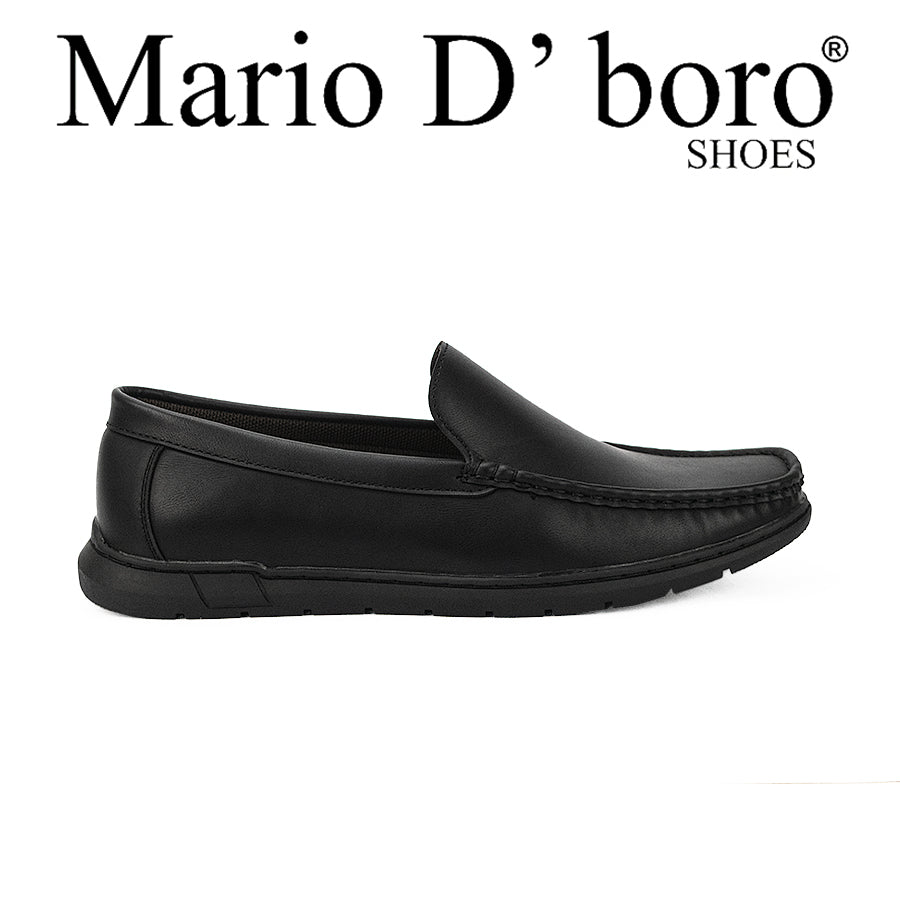 Mario D' Boro Men's Casual Loafers Mw 23364 Black C35