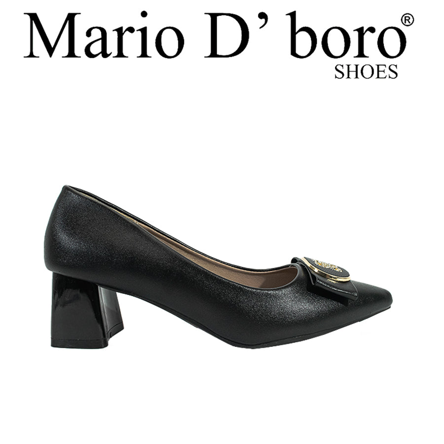 Mario D' Boro Women's College Pumps LX 26661 Black C63