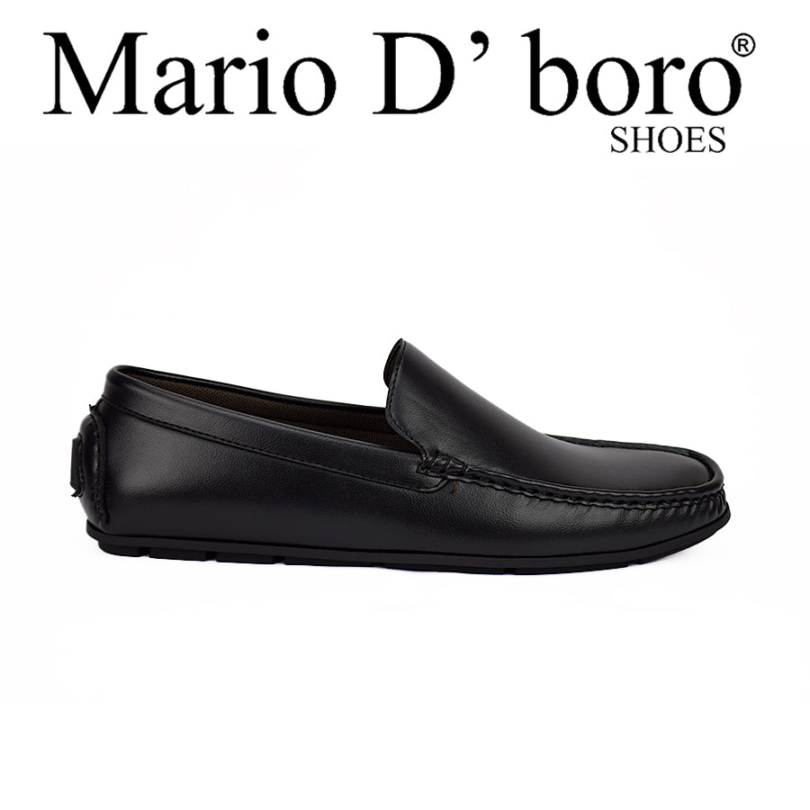 Mario D' Boro Men's Casual Loafers Mw 22365 Black