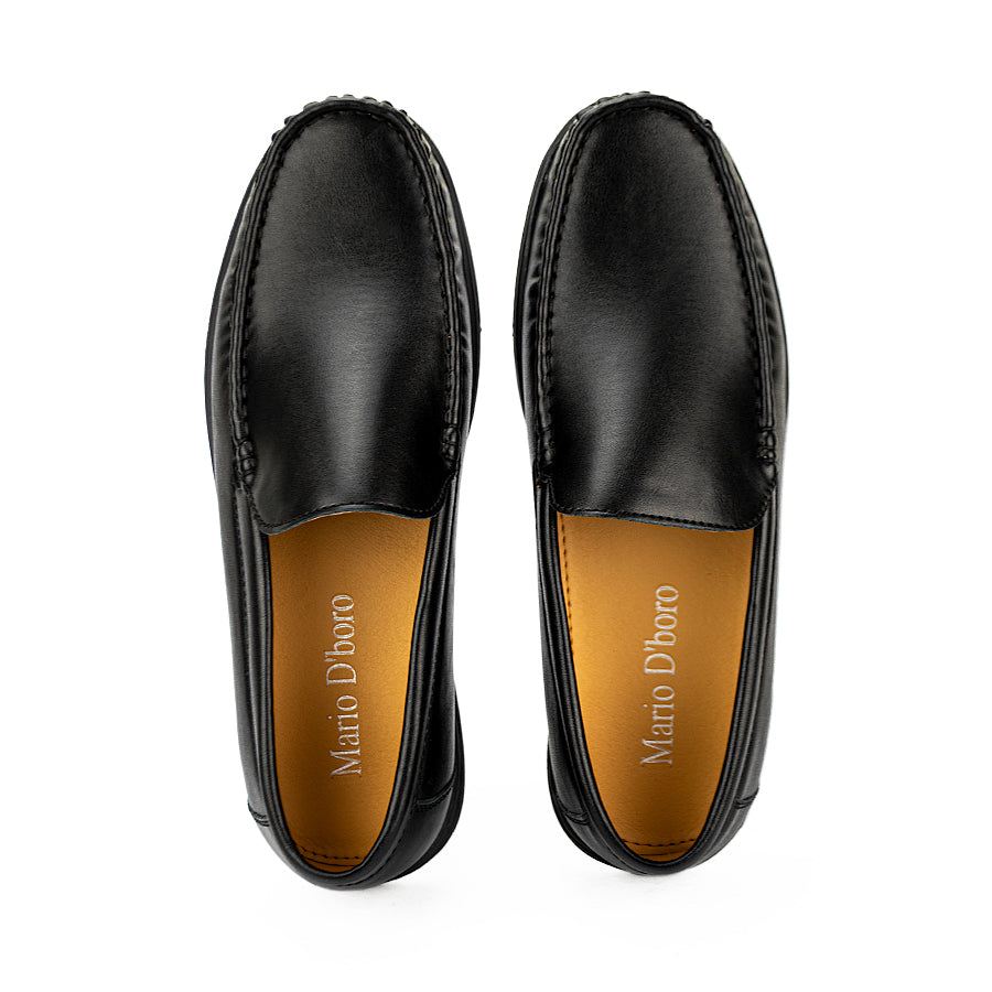 Mario D' Boro Men's Casual Loafers Mw 22908 Black
