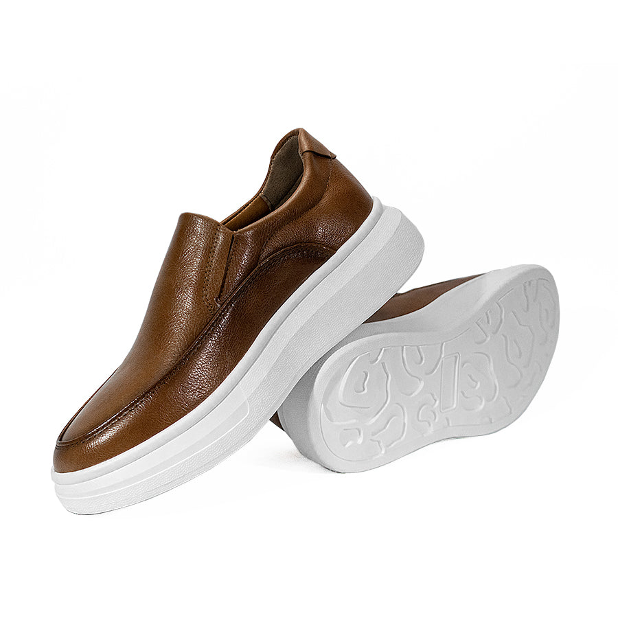 Mario D' Boro Men's Casual Loafers MY 25719 Black/Brown C64