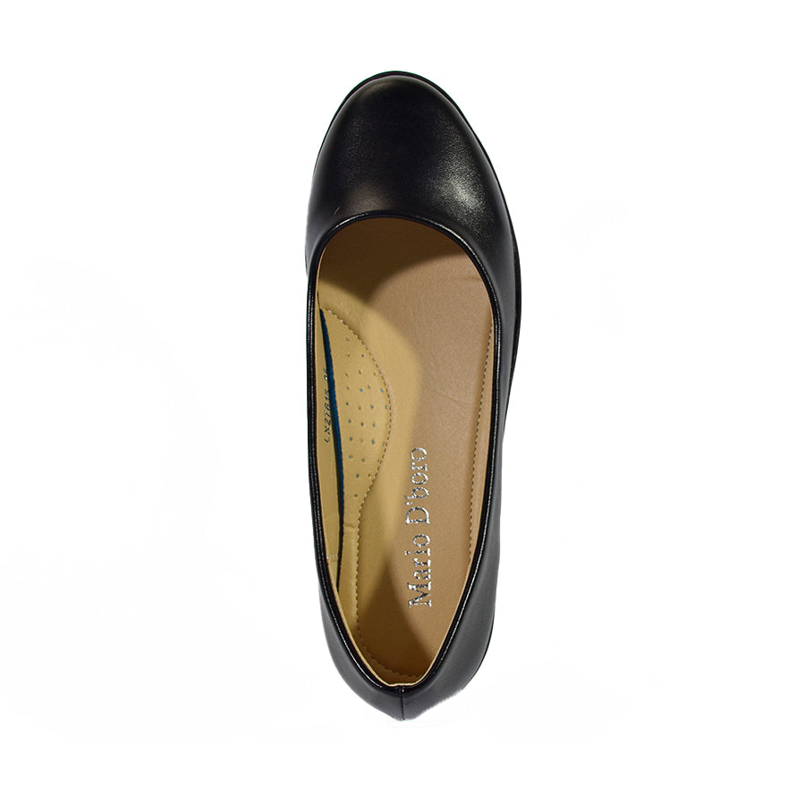 Mario D' Boro Women's SSHS Flats LX 27615 Black