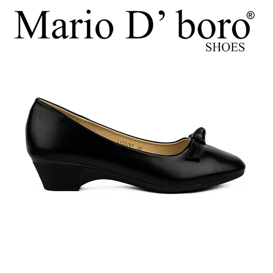 Mario D' Boro Women's Sshs Flat Shoes Lv 22167 Black