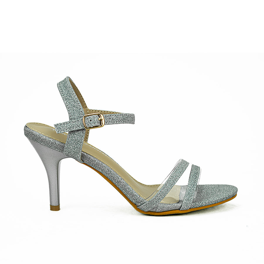 Mario D' Boro Women's Heeled Sandals Lv 22520 Gold/Silver