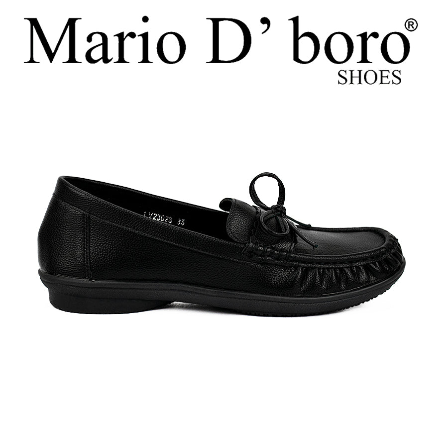 Mario D' Boro Women's Flat Shoes Lv 23028 Black