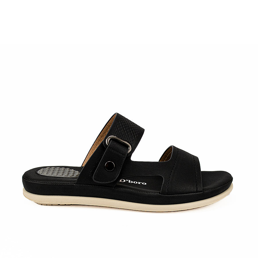 Mario D' Boro Women's Sandals Lv 013 Black/Light Gray