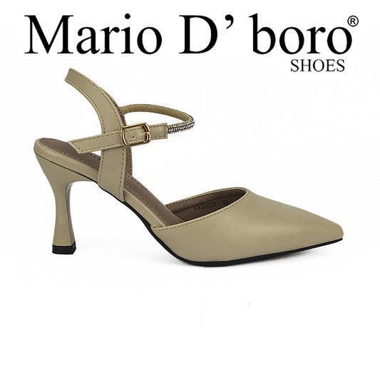 Mario D' Boro Women's Heeled Sandals LW 25627 Beige/Taupe C41