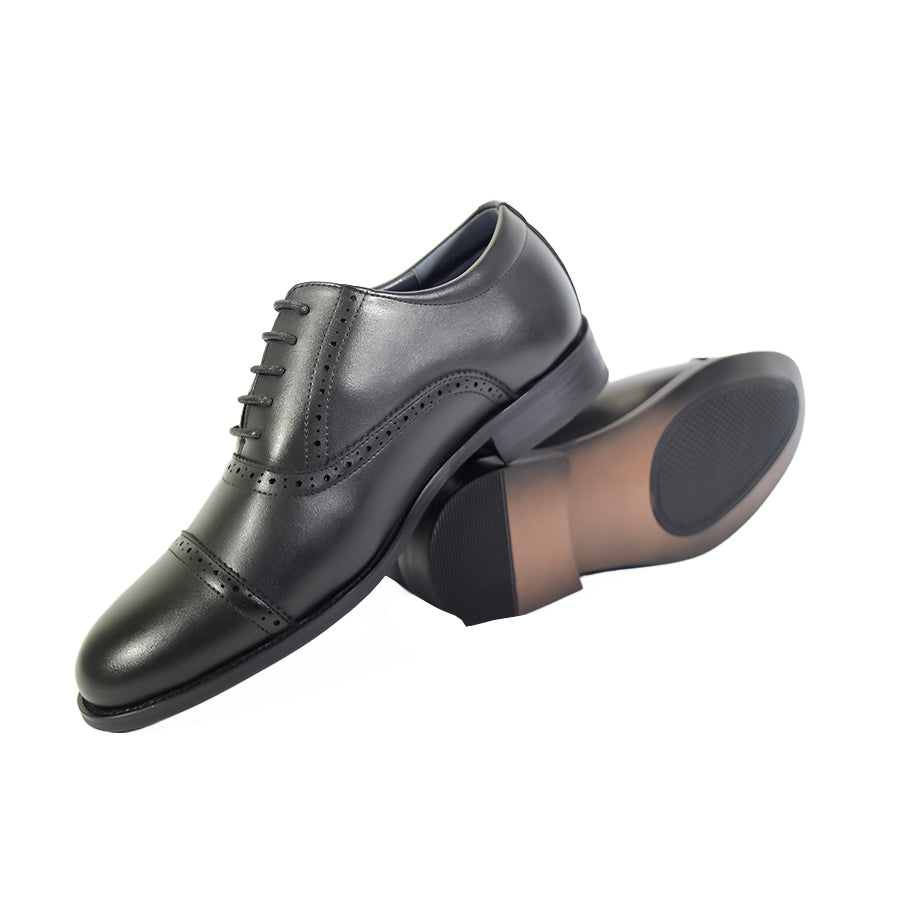 Mario D' Boro Men's Formal Elite MX 24509 Black and Brown C53