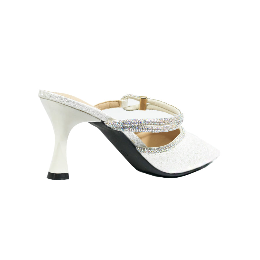 Mario D' Boro Women's Evening Sandals LY 28297 Off White C67