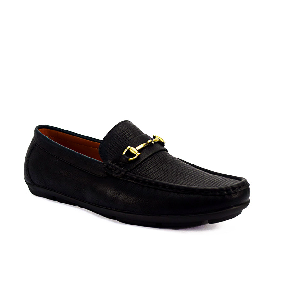 Mario D' Boro Men's Casual Loafers MX 23970 Black/Dark Brown C48