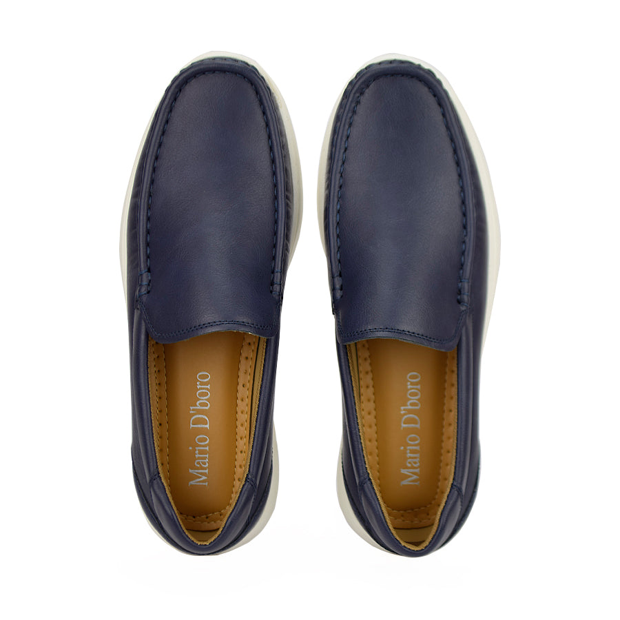 Mario D' Boro Men's Casual Shoes Mw 22557 Black/Navy Blue