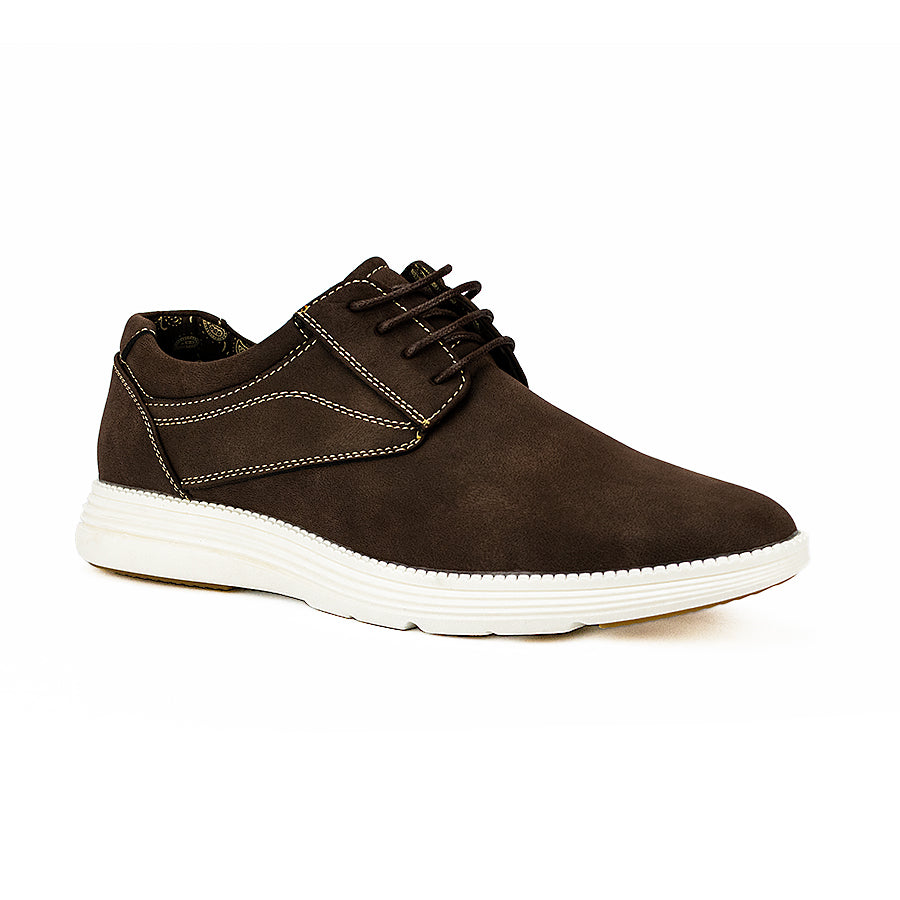 Mario D' Boro Men's Casual Oxford Mw 24583 Black/Dark Brown C45