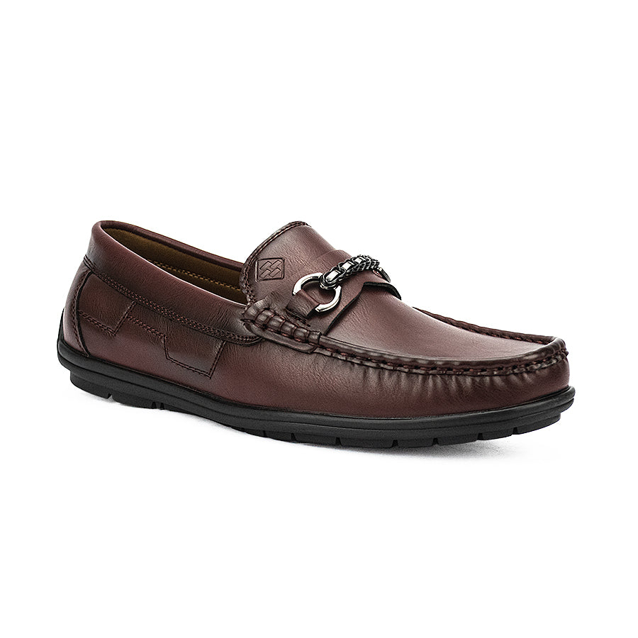 Mario D' Boro Men's Casual Loafers Mw 24393 Black/Maroon C42