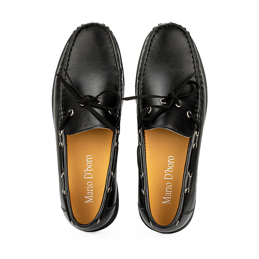 Mario D' Boro Men's Casual Loafers Shoes Mw 22909 Black/Brown