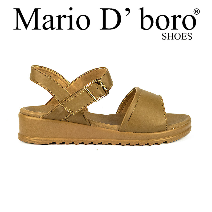 Mario D' Boro Women's Sandals Lw 23928 Black/Dark Beige C33