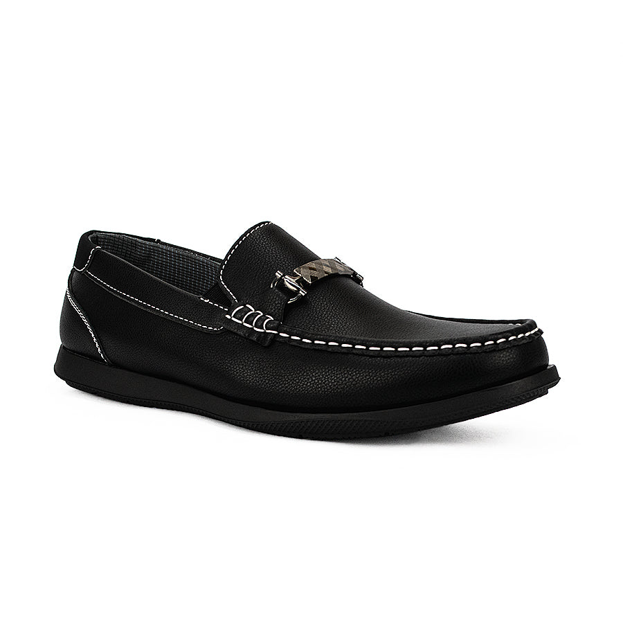 Mario D' Boro Men's Casual Loafers Mw 24575 Black/Dark Brown C45