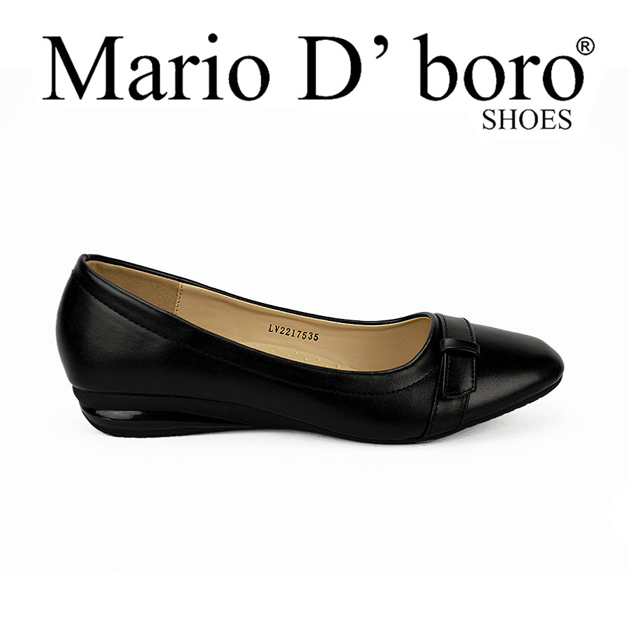 Mario D' Boro Women's Sshs Flats Lv 22175 Black