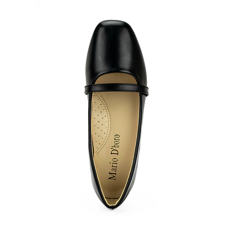 Mario D' Boro Women's Sshs Flat Lv 22170 Black