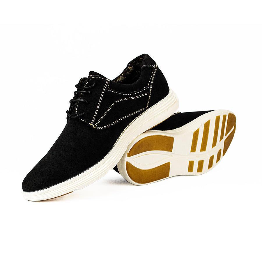 Mario D' Boro Men's Casual Oxford Mw 24583 Black/Dark Brown C45