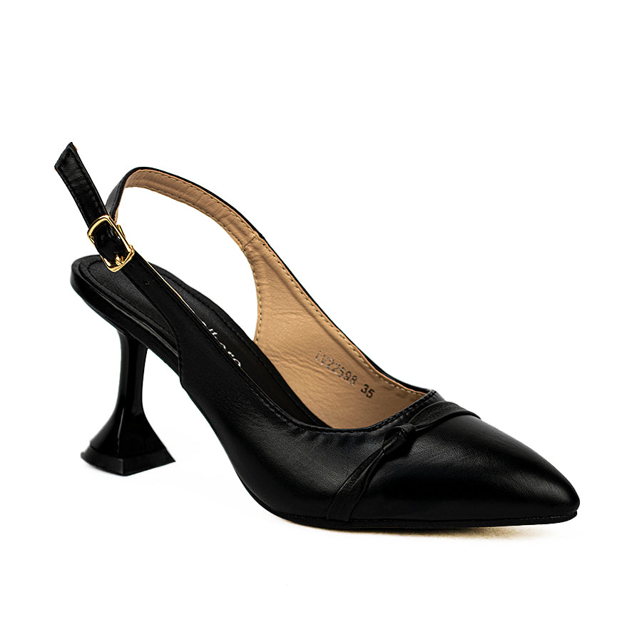 Mario D' Boro Women's Heeled Sandals Lw 22598 Beige/Black