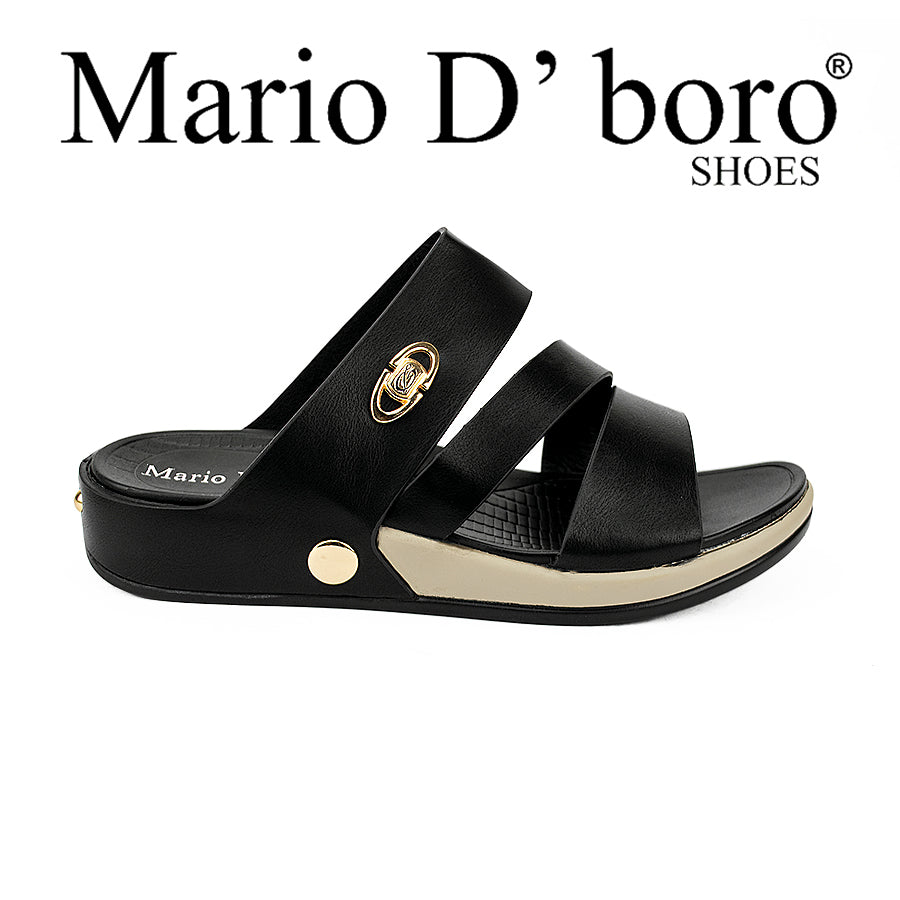 Mario D' Boro Women's Sandals Lv 020 Black/Brown