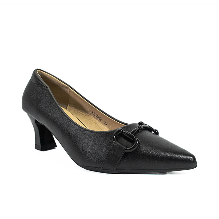Mario D' boro Women College Pumps LX 27324 Black