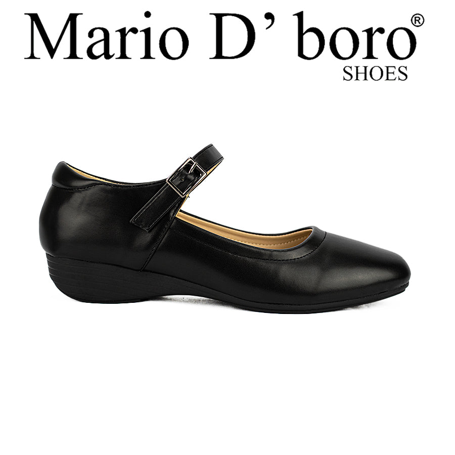 Mario D' Boro Women's Sshs Flat Shoes Lw 24180 Black C29, C41