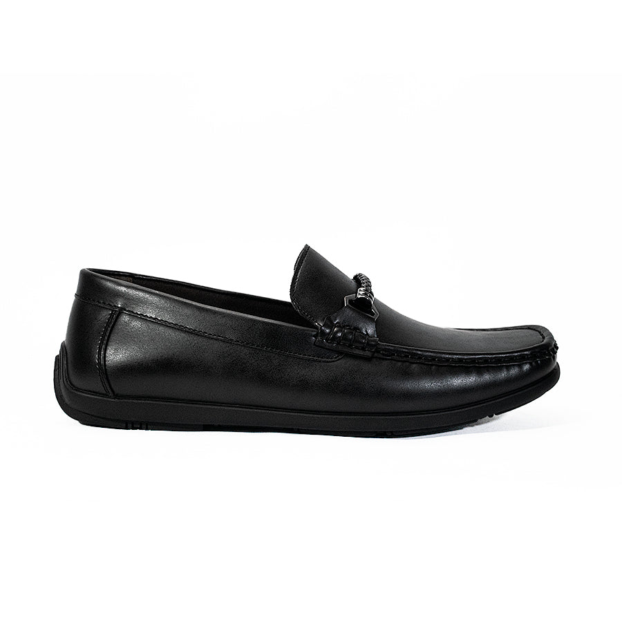 Mario D' Boro Men's Casual Loafers MY 25804 Black C64