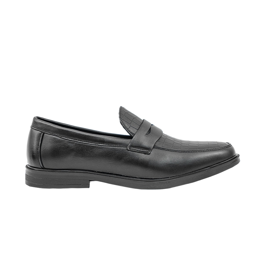 Men's Formal Slip On my 26069 BLACK / DARK BROWN