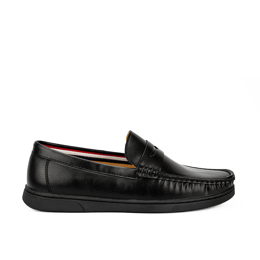 Mario D' Boro Men's Casual Loafers Shoes Mw 22906 Black/Dark Brown