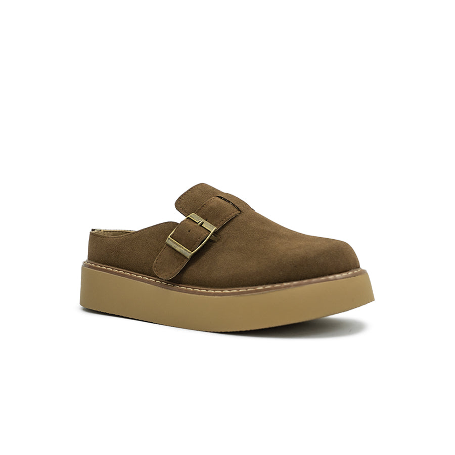 Women's Mules LY 28826 Bone/Medium Brown C74