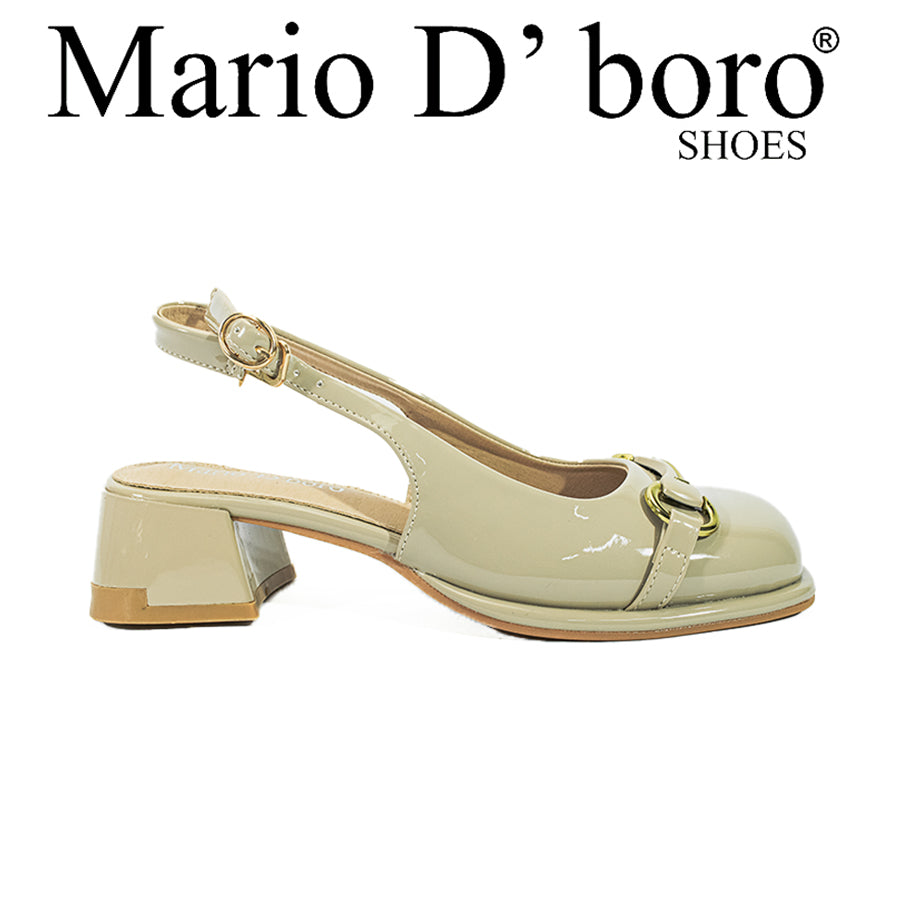 Mario D' Boro Women's Heeled Sandals LX 26848 Black/Taupe C54