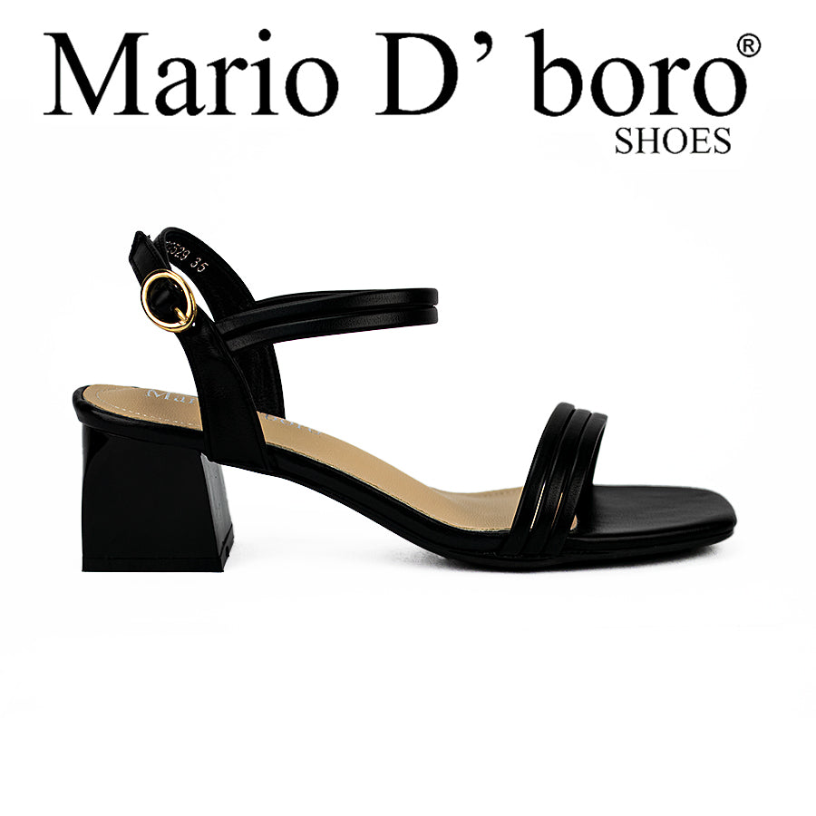 Mario D' Boro Women's Heeled Sandals Lv 22529 Beige/Black/Bone