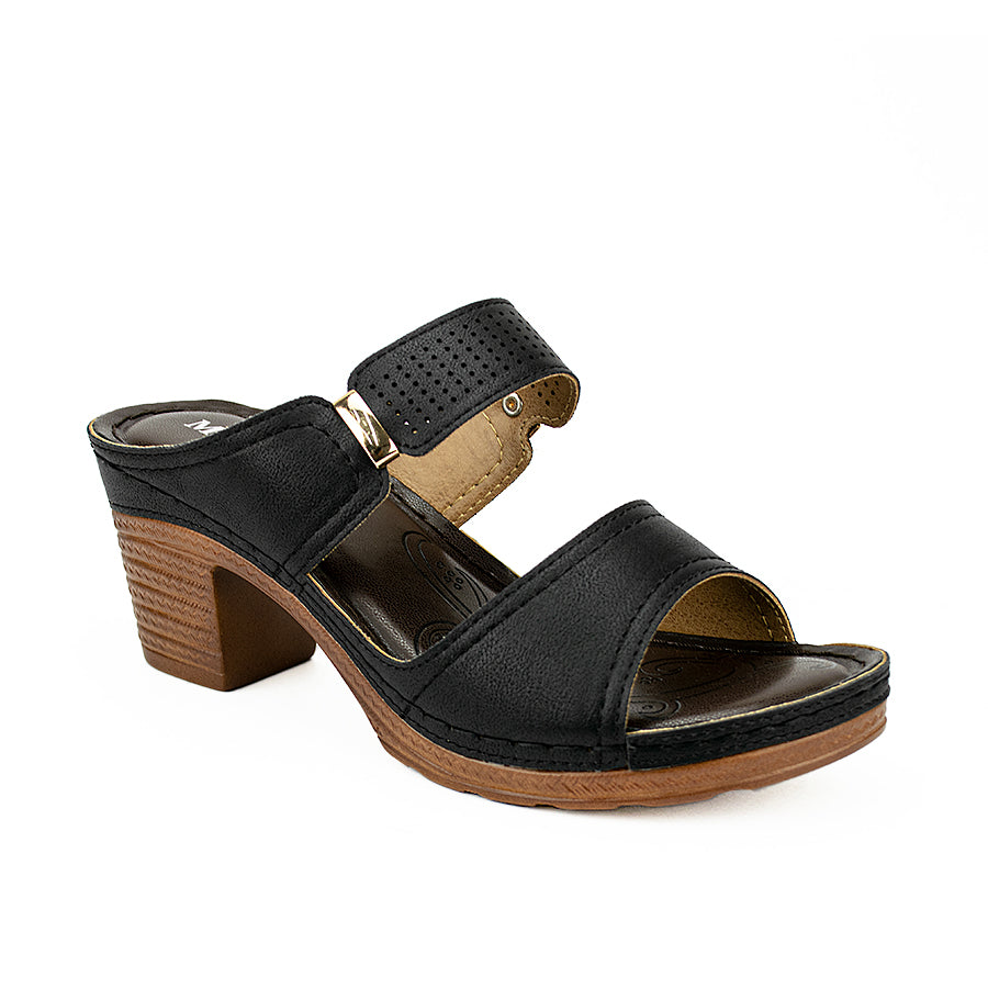 Mario D' Boro Women's Sandals Lv 008 Black/White