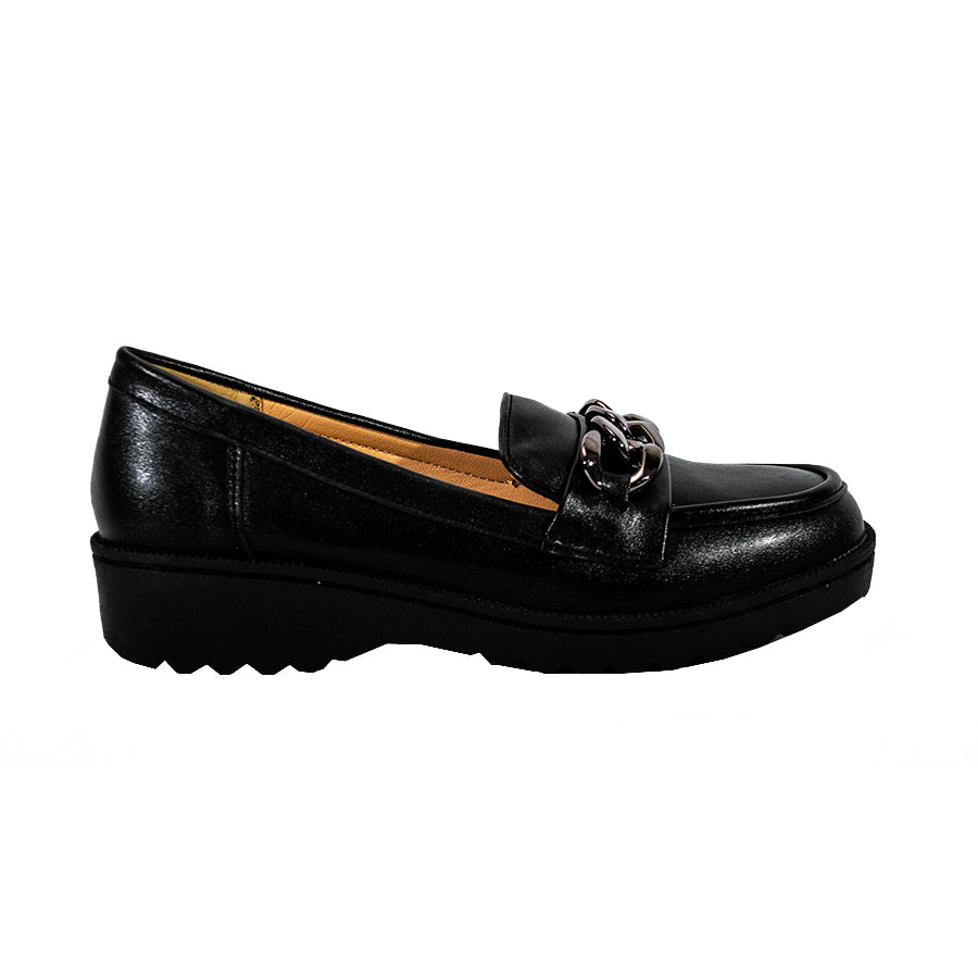 Mario D' Boro Women's SSHS Flats LX 27679 Black C58