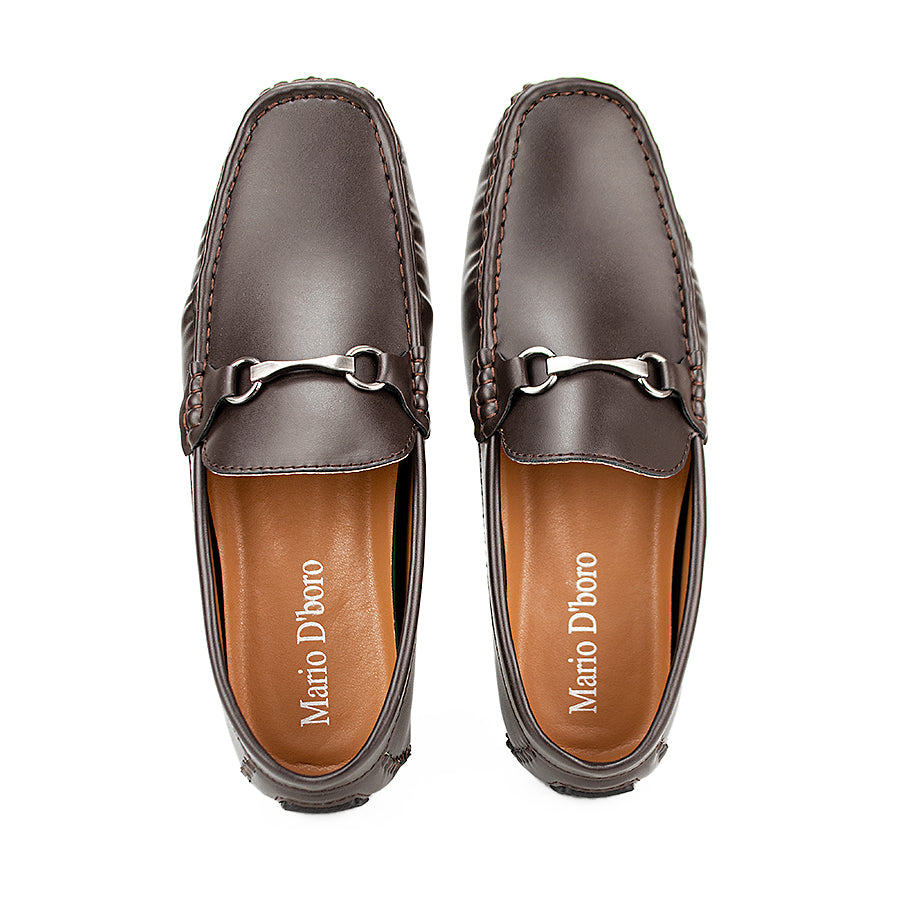 Mario D' Boro Men's Casual Shoes Mv 22035 BROWN/NAVYBLUE