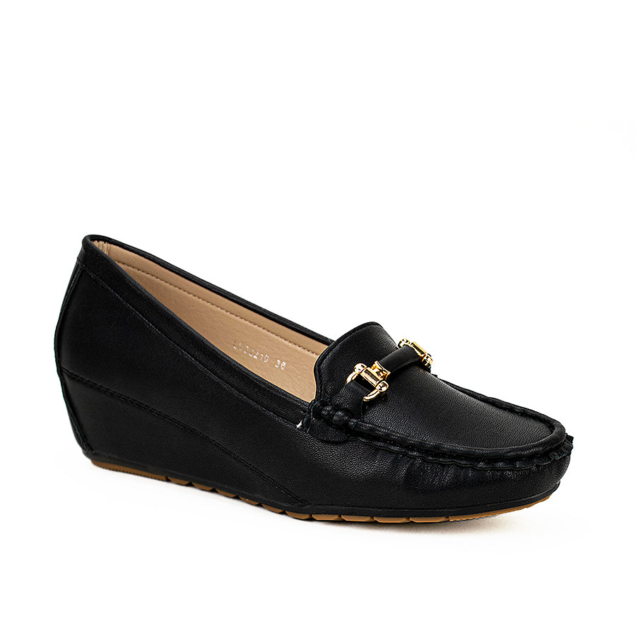 Mario D' Boro Women's Wedge Sandals Lv 22218 Beige/Black