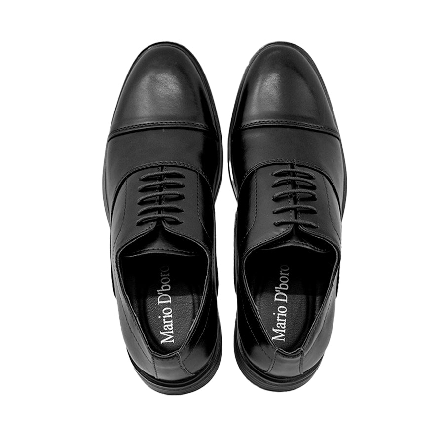 Mario D' boro Men's Formal Elite Shoes MY 26106 Black / Brown C78